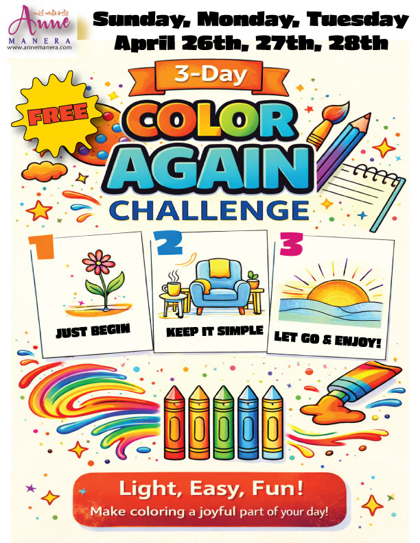 Color Again 3 Day Coloring Challenge